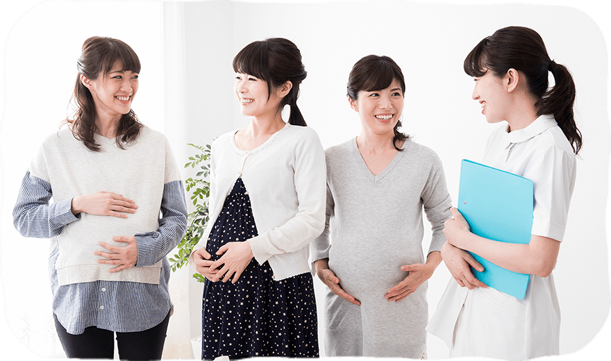 妊婦さん・産婦さんが妊娠、出産、育児について学ぶ教室