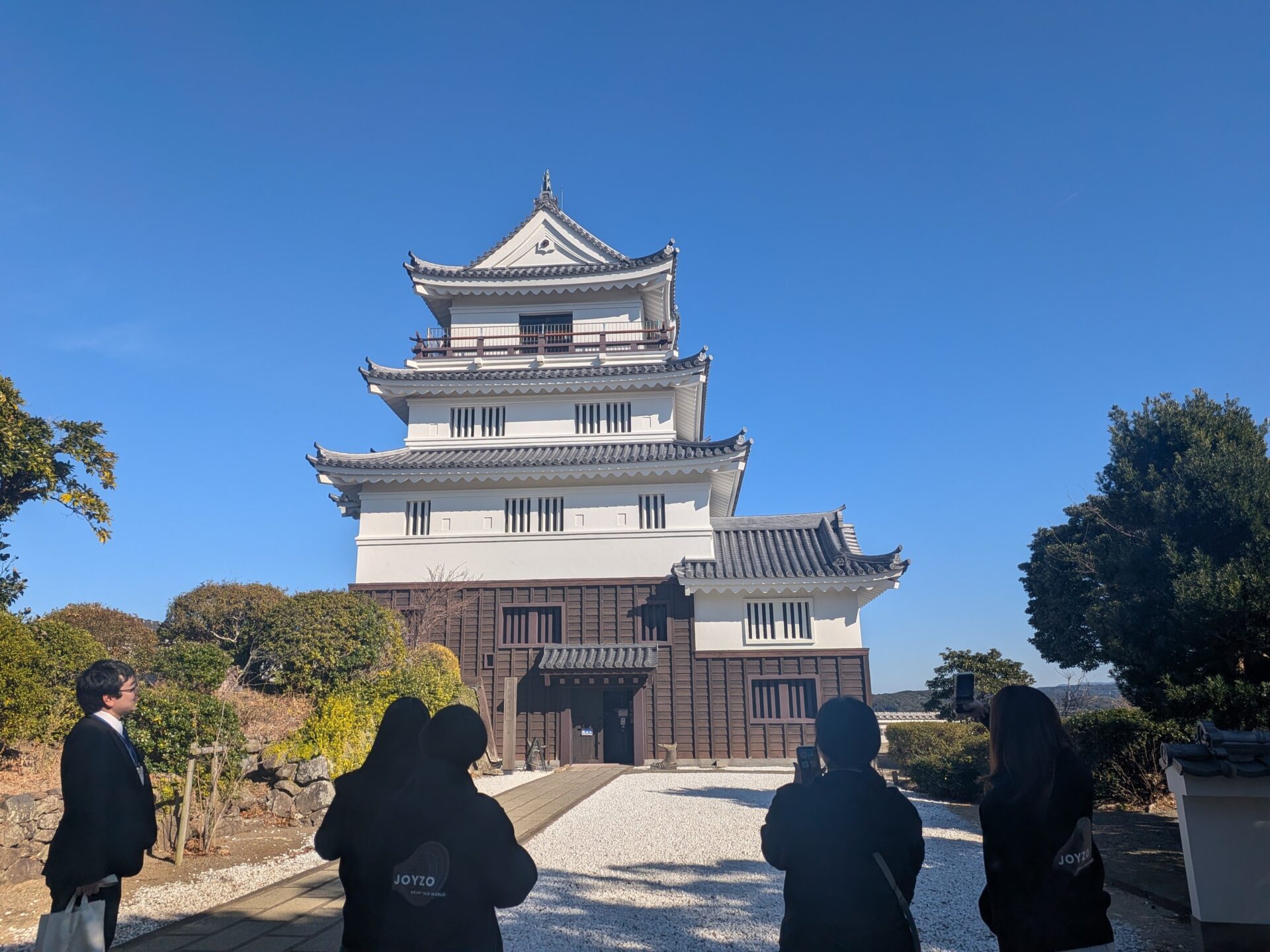 平戸城外観のようす